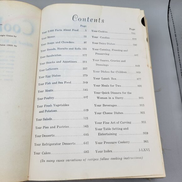Culinary Arts Institute Encyclopedic Cookbook 1948 Edition Over 1000 Pages - Picture 8 of 14